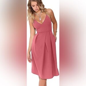 Elegant Pink Dress Size S